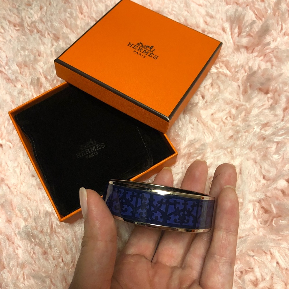 Hermès Balcons du Guadalquivir blue bracelet
